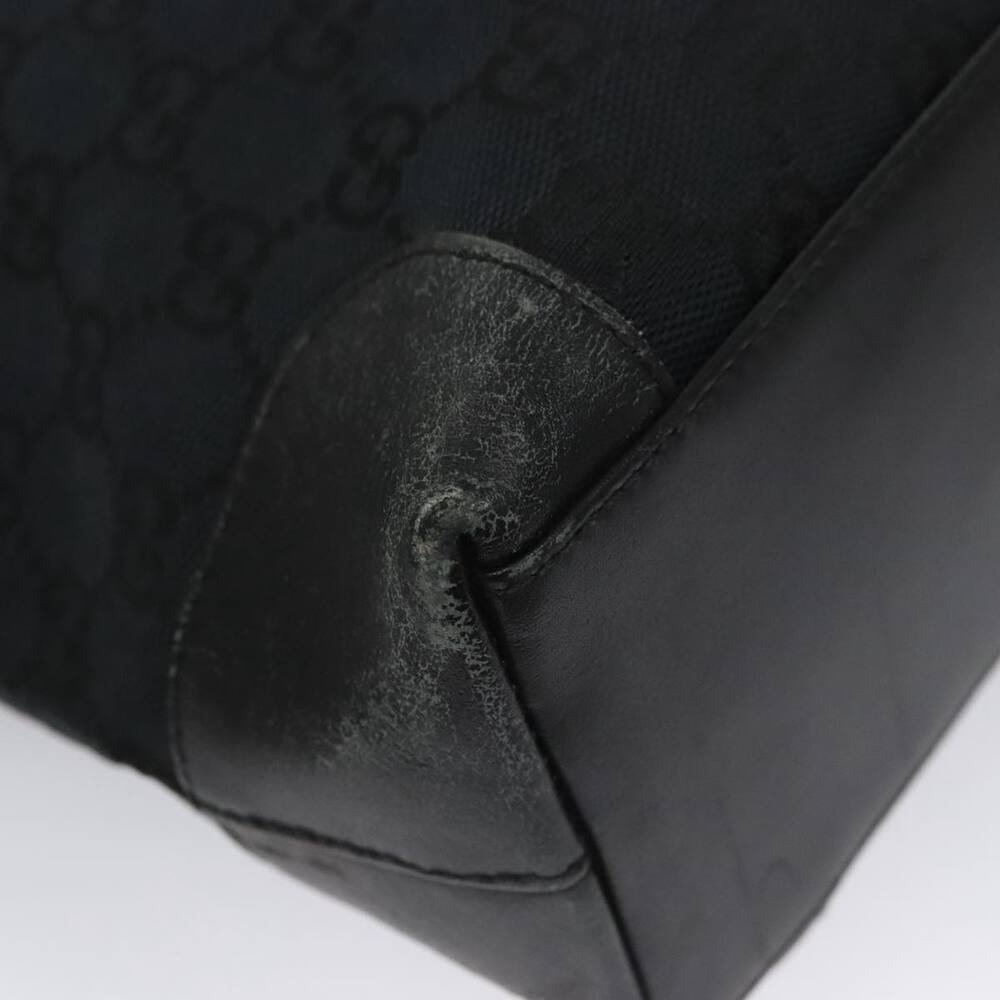 GUCCI GG Canvas Hand Bag Black - Picture 11 of 16